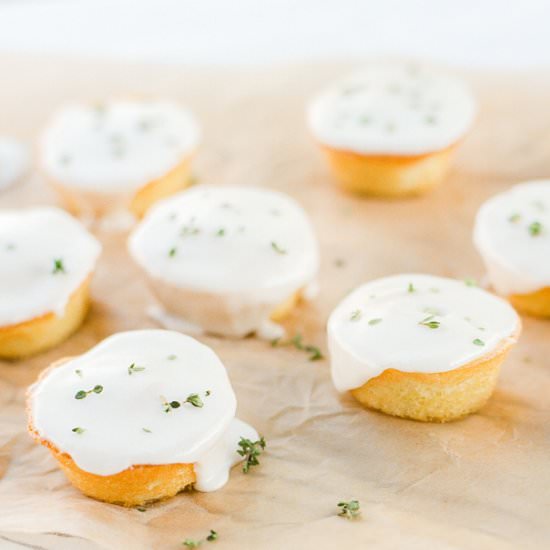 Lemon Muffins with Grapefruit Glaze - Recipe photo by laurenkelp