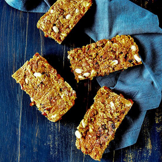 Peanut Coconut Jaggery Bars - Recipe photo by Anu@MyGingerGarlicKitchen