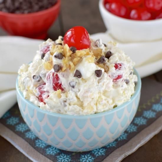 Banana Split Fluff Salad - Recipe photo by BruCrewLife