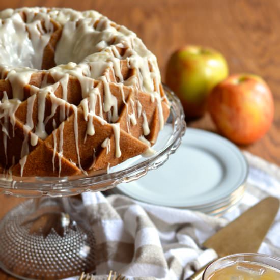 Spiced Apple Bourbon Bundt Cake - Recipe photo by brooklyn homemaker