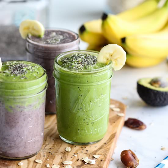 Acai and Green Warrior Smoothie - Recipe photo by theyoopergirl
