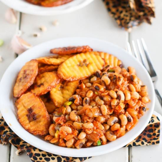 African Stewed Beans (Red Red) - Recipe photo by Immaculatebites