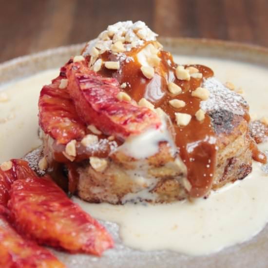 Hot Cross Bun Pain Perdu - Recipe photo by figsandpigs