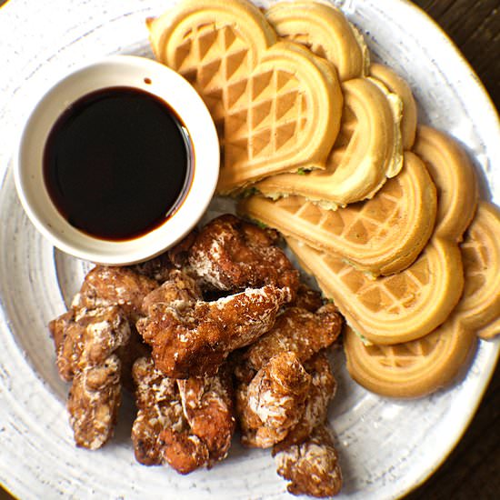 Taiwanese Fried Chicken & Waffles - Recipe photo by schawel