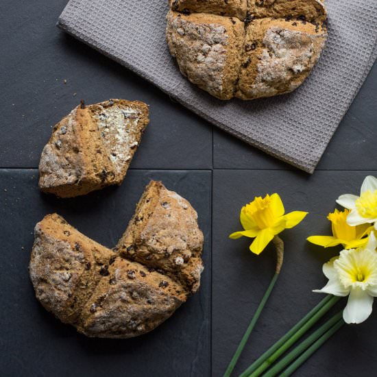 Hot Cross Loaf - Recipe photo by wrapped in newspaper