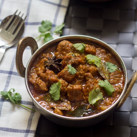 South Indian Mutton Masala - Recipe photo by Akila