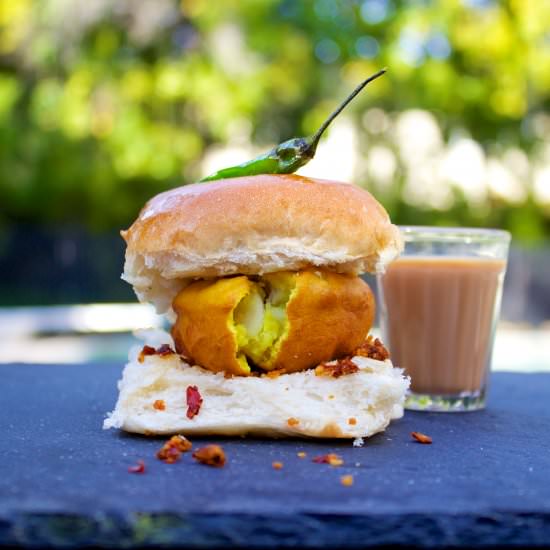 ​Vada Pav | Indian Burger - Recipe photo by Eat More Art
