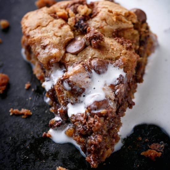 Reese’s Nutella PB Chocolate Chip Cookie - Recipe photo by Cafe Delites