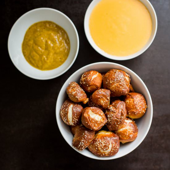 Soft Pretzel Bites with Cheese - Recipe photo by Justin Hankins