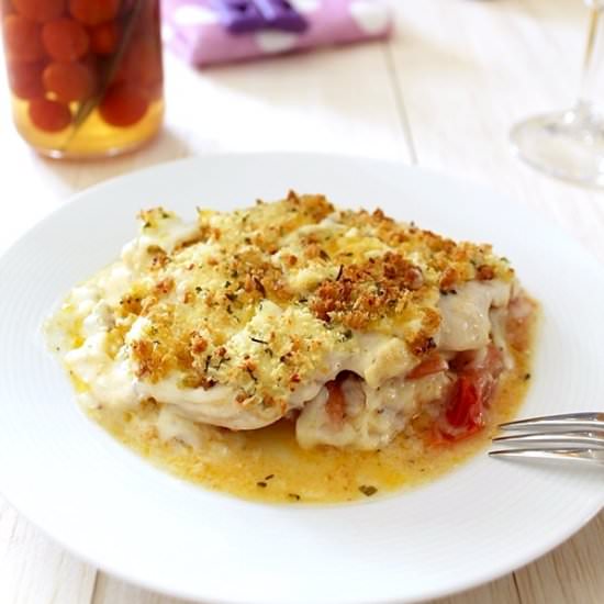 Chicken Lasagna with Formaela - Recipe photo by culinaryflavors