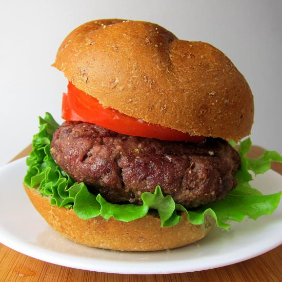 Venison Burgers - Recipe photo by Babaganosh