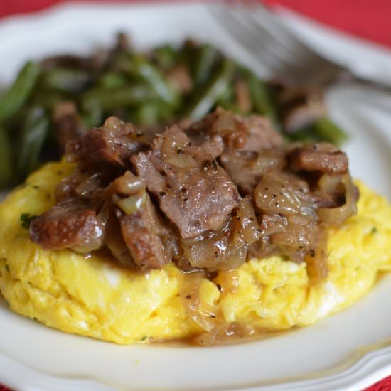 Steak and Eggs - Recipe photo by ButterYum