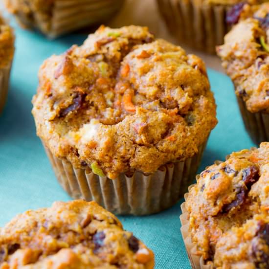 Simple Morning Glory Muffins - Recipe photo by sallysbakingaddiction