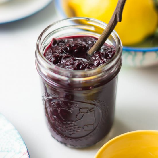 Mixed Berry & Thyme Springtime Jam - Recipe photo by Coreen Murphy
