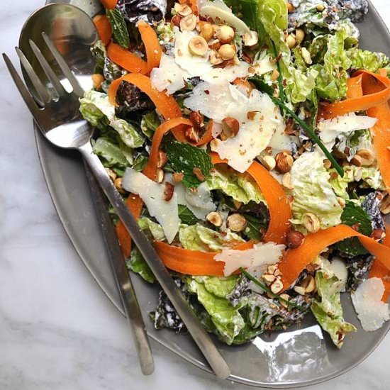 Spring Loaded Butter Lettuce Salad - Recipe photo by PinchandSwirl