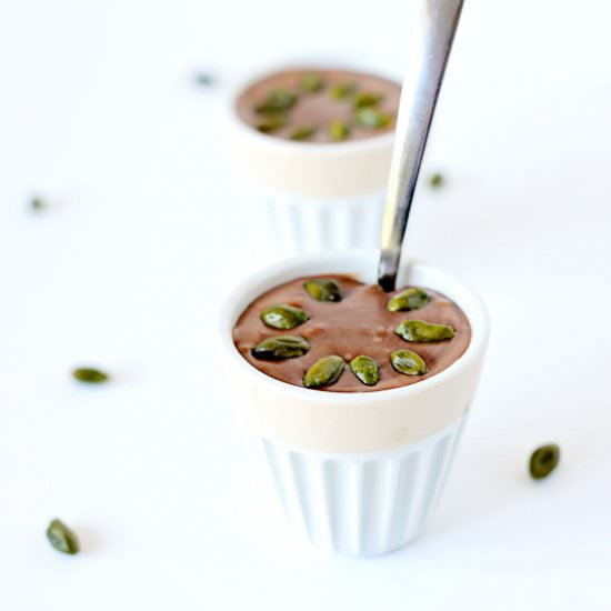 Chocolate Coffee Pots - Recipe photo by My Family Ties