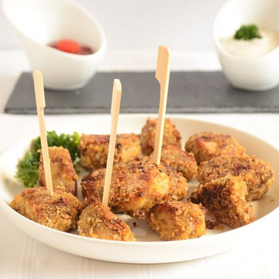 Healthy Baked Chicken Nuggets - Recipe photo by currytrail