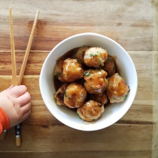 Sweet and Sour Chicken Meatballs - Recipe photo by Easytoddlermeals