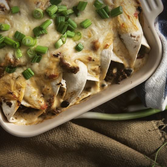 Cajun Seafood Enchiladas - Recipe photo by kita roberts