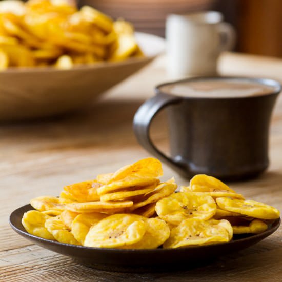 Plantain Chips - Recipe photo by handfulofrecipes
