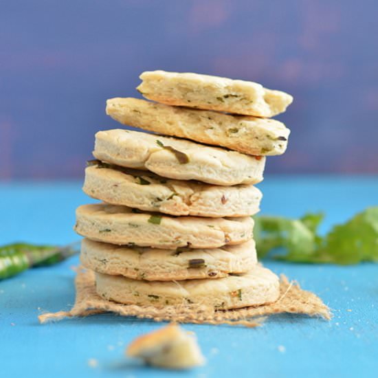 Savory Shortbread Cookies - Recipe photo by MySpicyKitchen