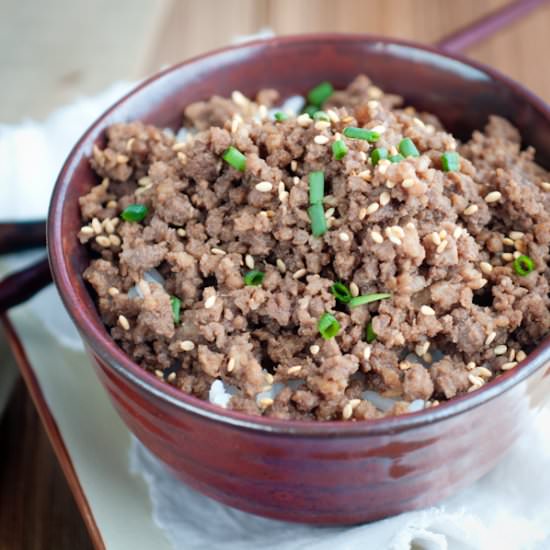 Korean Beef Bowl - Recipe photo by foodsofourlives
