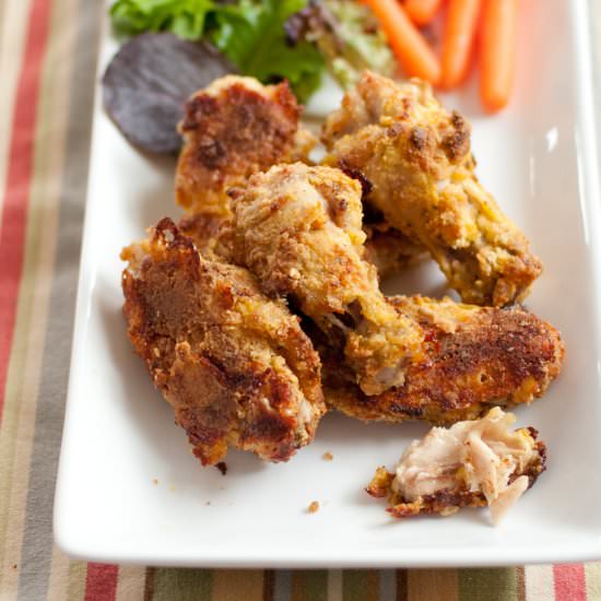 Mustard Baked Chicken Wings - Recipe photo by Bloggingwithapples