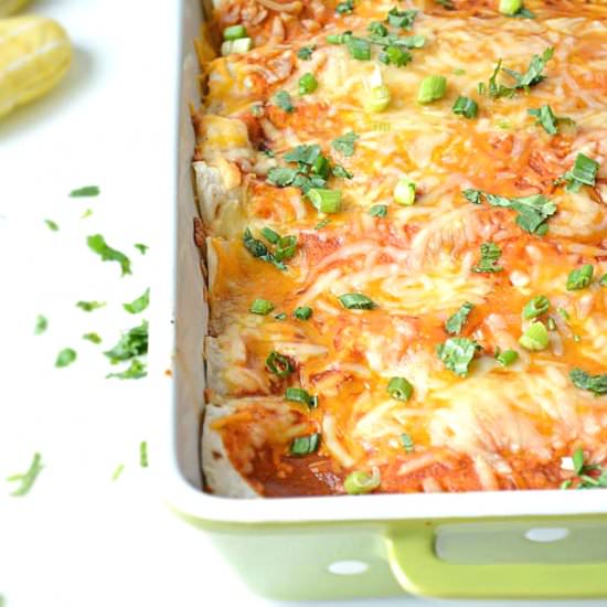 Chicken and Bean Enchiladas - Recipe photo by ruchiskitchen