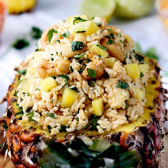 Pineapple Coconut Cashew Rice - Recipe photo by carlsbadcravings