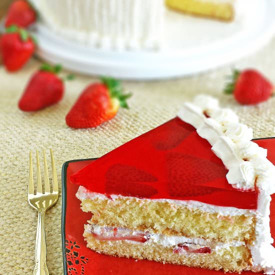 Cake "Strawberry" - Recipe photo by valyastasteofhome.com