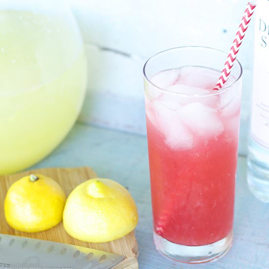 Raspberry Vodka Lemonade - Recipe photo by PinkHeelsPinkTruck