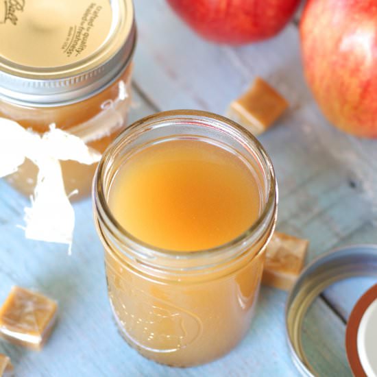 Caramel Apple Moonshine - Recipe photo by PinkHeelsPinkTruck