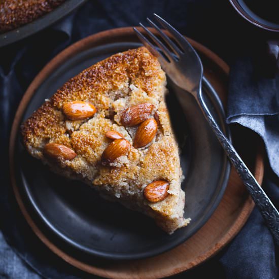 Semolina Almond Cake - Recipe photo by sinfullyspicy