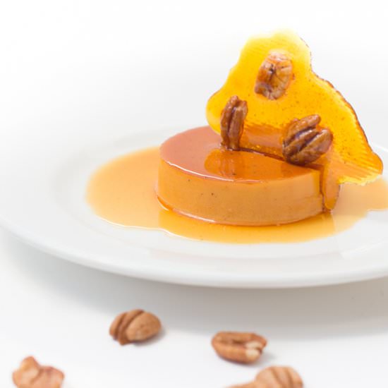 Drunken Pecan Crème Caramel - Recipe photo by SouthernFATTY