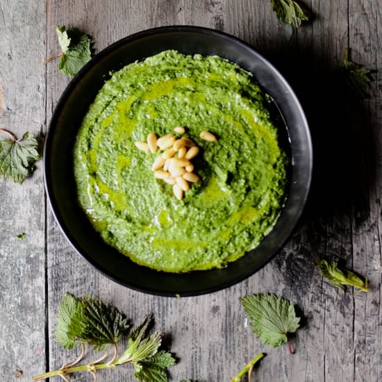 Nettle Pesto - Recipe photo by nakedcuisine