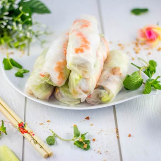 Chicken Spring Rolls - Recipe photo by Cuisine moi un mouton