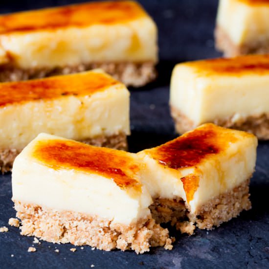 Creme Brulee Bars - Recipe photo by KitchenSanctuary