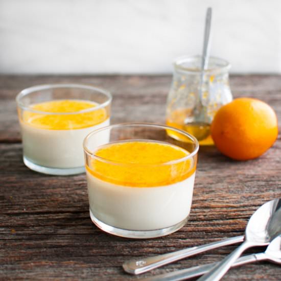 Lemon Panna Cotta - Recipe photo by tamingofthespoon