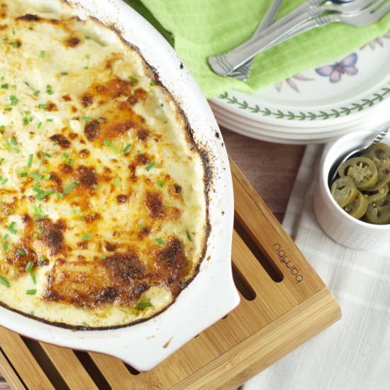 Jalapeno Potatoes Au Gratin - Recipe photo by tiffanybendayan