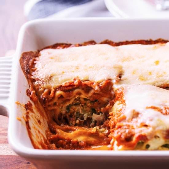 Turkey and Spinach Pasta Roll Ups - Recipe photo by Cooks With Cocktails