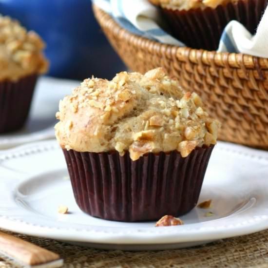 Banana Walnut and Anise Muffins - Recipe photo by landsandflavors