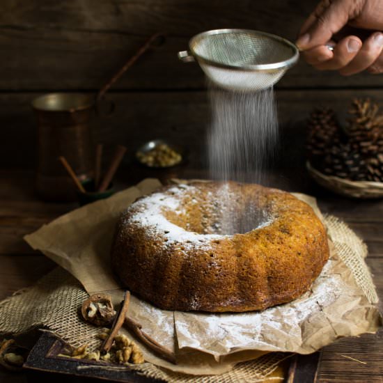 Pumpkin & Parsnip Bundt Cake - Recipe photo by veselina zheleva