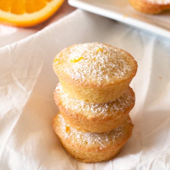 Orange Madeleine Mini Muffins - Recipe photo by cakenknife