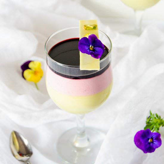 Matcha Rose Verrines - Recipe photo by PastryWorkshop