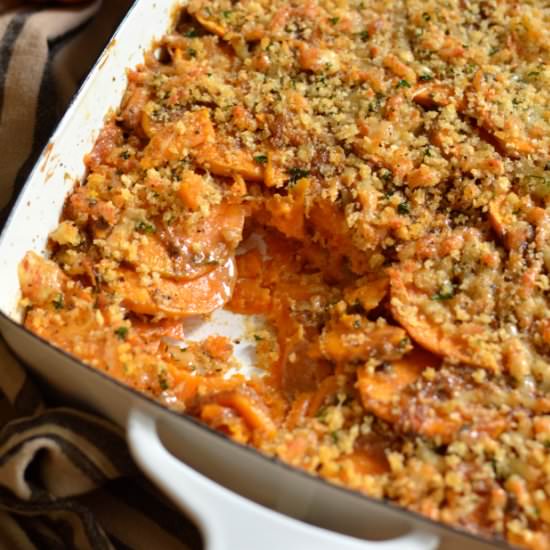Sweet Potato Gratin - Recipe photo by brooklyn homemaker