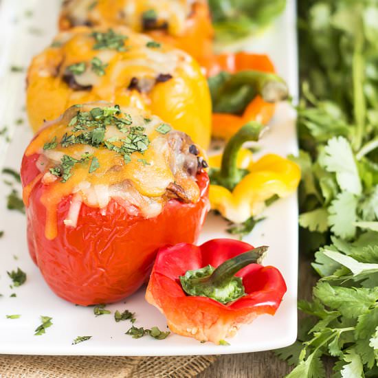 Chicken Relleno Bell Peppers - Recipe photo by EvolvingTable