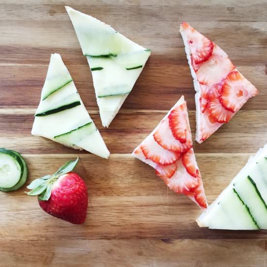 The Patterned Sandwiches - Recipe photo by Easytoddlermeals