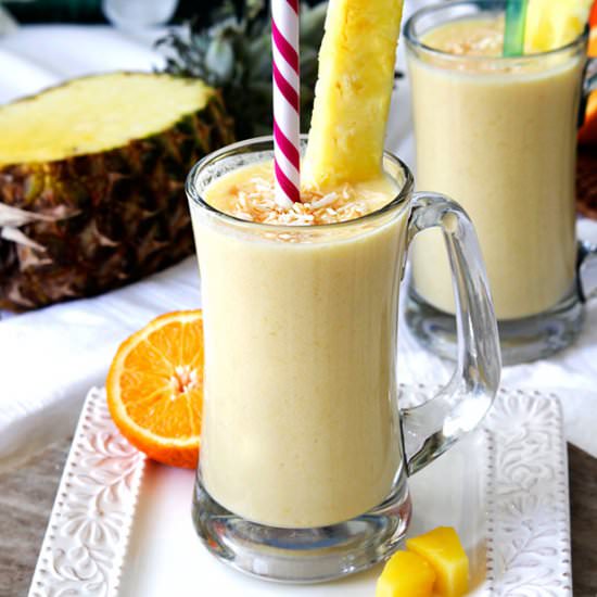 Aloha Bliss Pineapple Smoothie - Recipe photo by carlsbadcravings