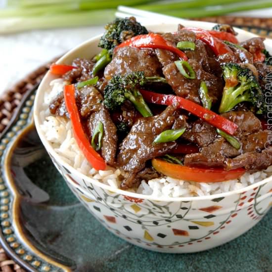 Secret Ingredient Mongolian Beef - Recipe photo by carlsbadcravings
