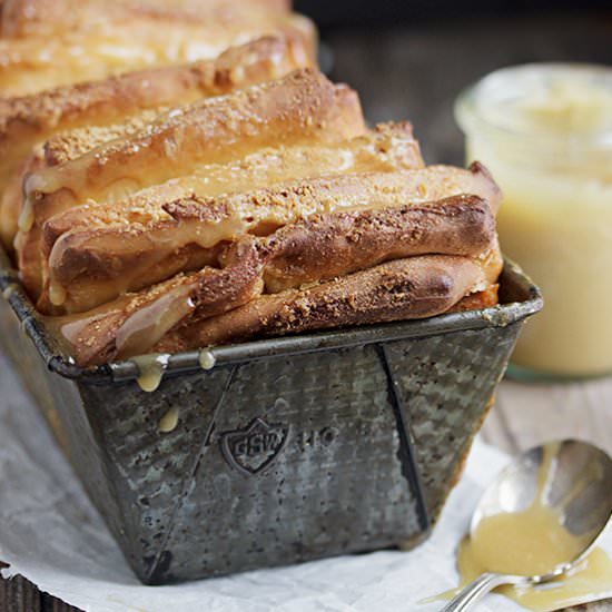 Maple Butter Pull-Apart Bread - Recipe photo by seasonsandsuppers